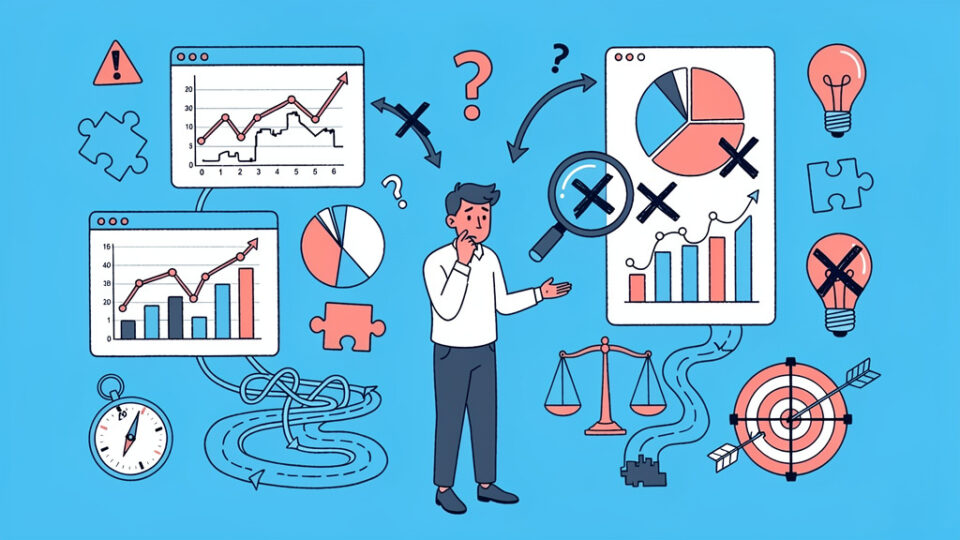 Błędy w interpretacji danych z Google Analytics 4, które prowadzą do złych decyzji
