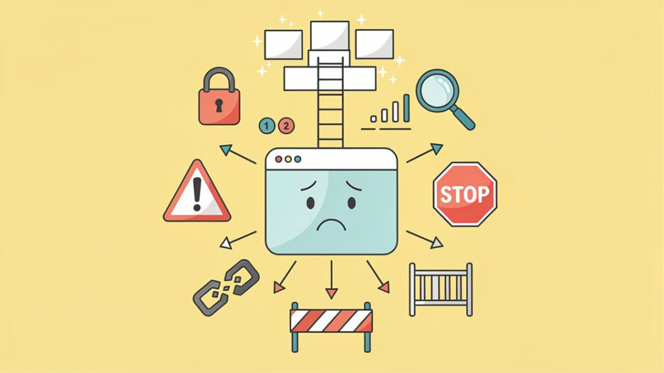 7 błędów SEO, które blokują Twoją stronę przed wysokimi pozycjami w 2026 roku